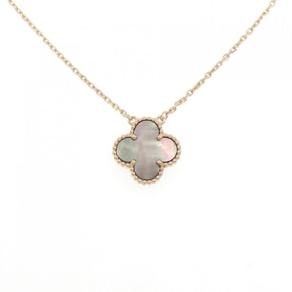 Van Cleef & Arpels Jewelry - Van Cleef & Arpels Vintage Alhambra Au750 Pink Gold Mother of Pearl Necklace